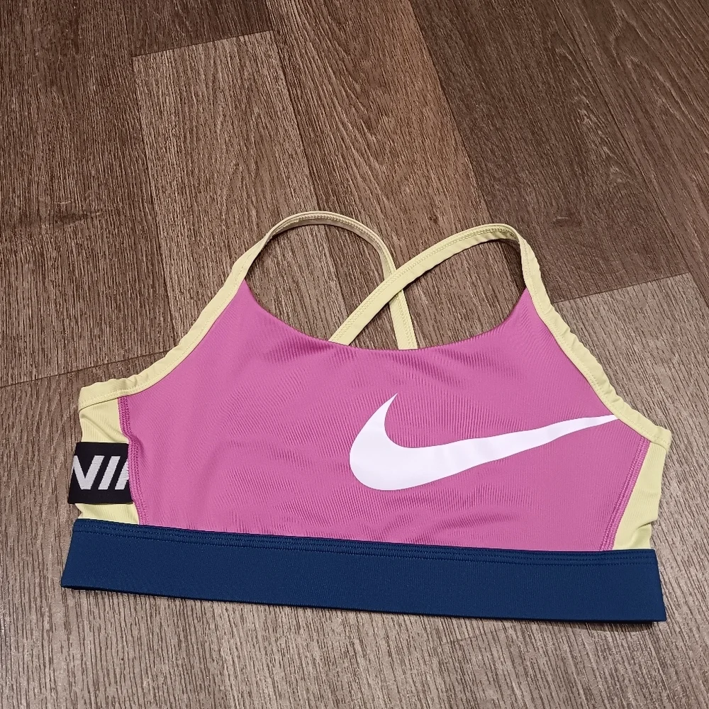 S NIKE DRI-FIT INDY ICON CLASH PADDED SPORTS BRA DB4643 665 SIZE L